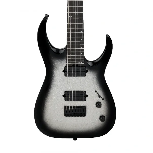 Jackson Pro Plus Misha Mansoor Juggernaut HT7 Abanoz Klavye Silverburst Sparkle w/bag 7 Telli Elektro Gitar