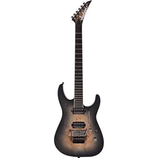 Jackson Pro Serisi Soloist SL2P MAH Abanoz Klavye Trans Black Burst Elektro Gitar