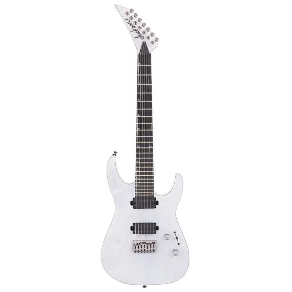 Jackson Pro Soloist SL7A MAH HT Abanoz Klavye Unicorn White 7 Telli Elektro Gitar
