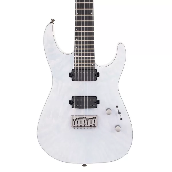 Jackson Pro Soloist SL7A MAH HT Abanoz Klavye Unicorn White 7 Telli Elektro Gitar