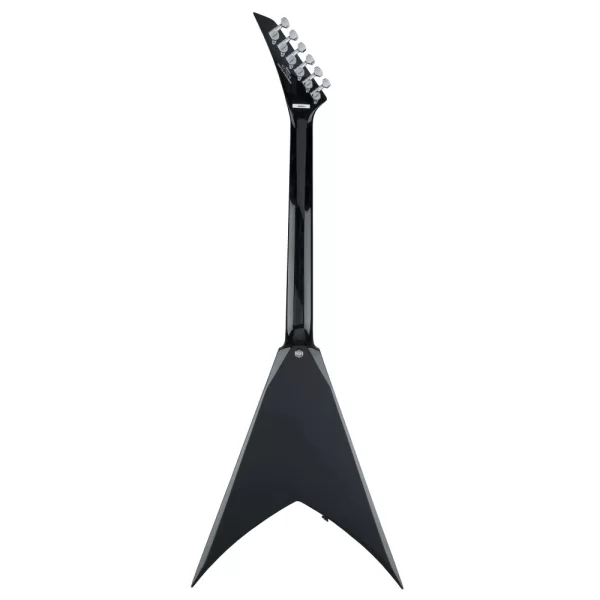 Jackson X Scott Ian King V KVXT Laurel Klavye Gloss Black with Mirror Pickguard Elektro Gitar