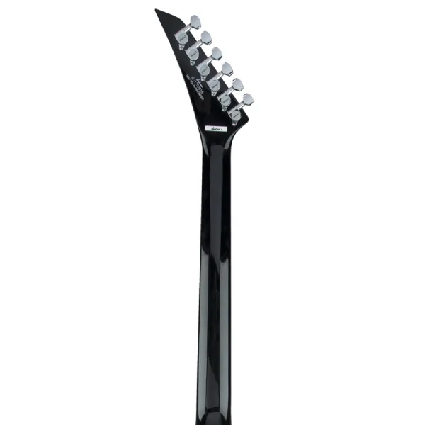 Jackson X Scott Ian King V KVXT Laurel Klavye Gloss Black with Mirror Pickguard Elektro Gitar