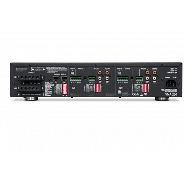 JBL VMA 260 8 kanal 2x60W Mixer-Amplifier 2-zone, Bluetooth/USB