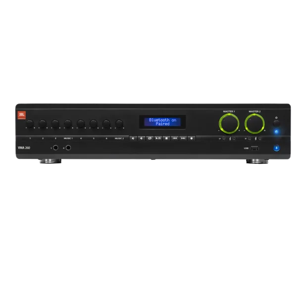 JBL VMA 260 8 kanal 2x60W Mixer-Amplifier 2-zone, Bluetooth/USB