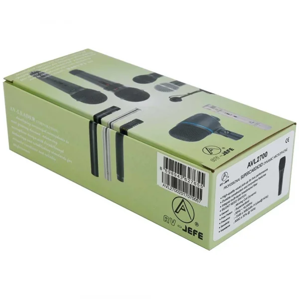 JEFE AVL-2700 Dinamik Supercardioid Mikrofon 600 Ohm