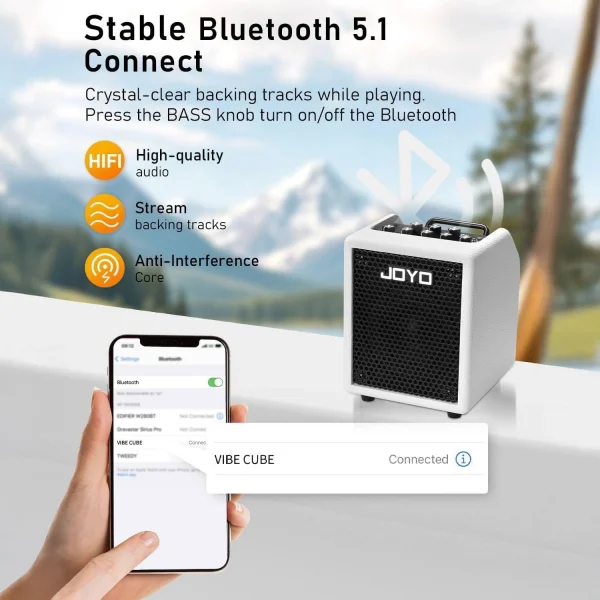 Joyo BA30WH Bas Gitar Amfisi (White Micro Amp)