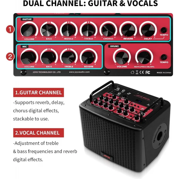 Joyo BSK40 Akustik Gitar Amfisi