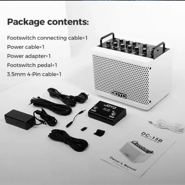 Joyo DC15B Şarjlı Bas Gitar Amfisi (Bluetooth)