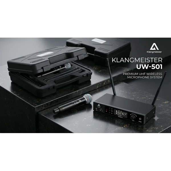 K.Meister UW-501H Headset tipi Kablosuz Mikrofon Seti