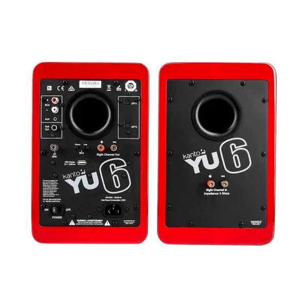 KANTO YU6 Aktif Hoparlör GLOSS RED