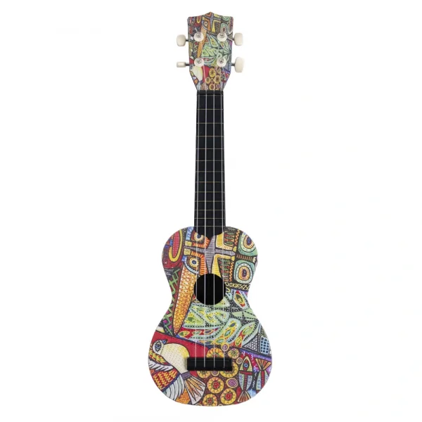 Karin Kuş Desenli Soprano Ukulele