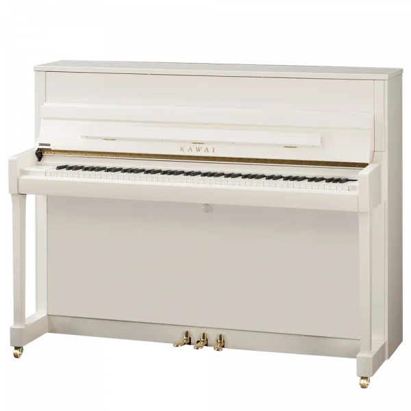 KAWAI K-200 WH/P Parlak Beyaz 114 CM Duvar Piyanosu