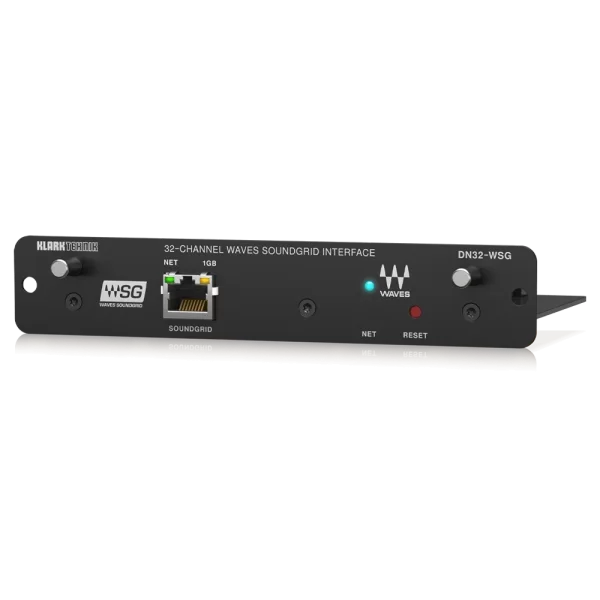 Klark Teknik DN32-WSG Genişleme Kartı 32-Kanal Düşük Gecikmeli AoIP in WAVES SoundGrid Networks