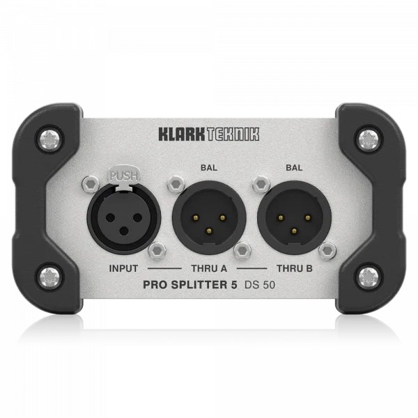 KLARK TEKNIK DS 50 Pasif 1-Giriş/5-Çıkış Sinyal Splitter (Geniş Dinamik Aralık)