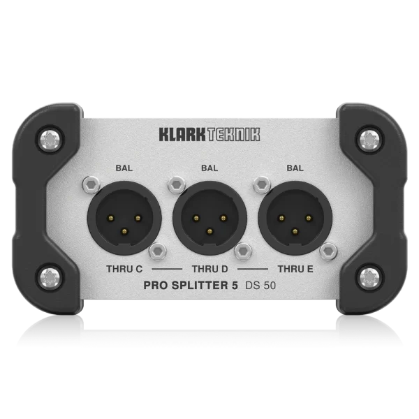 KLARK TEKNIK DS 50 Pasif 1-Giriş/5-Çıkış Sinyal Splitter (Geniş Dinamik Aralık)