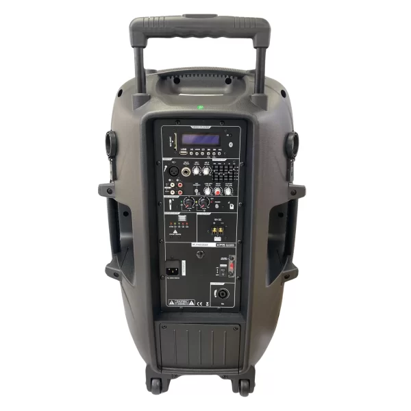 Klangmeister KP-10 10 Portatif Hoparlör, EL+KAFA Telsiz Mikrofon, USB/Bluetooth