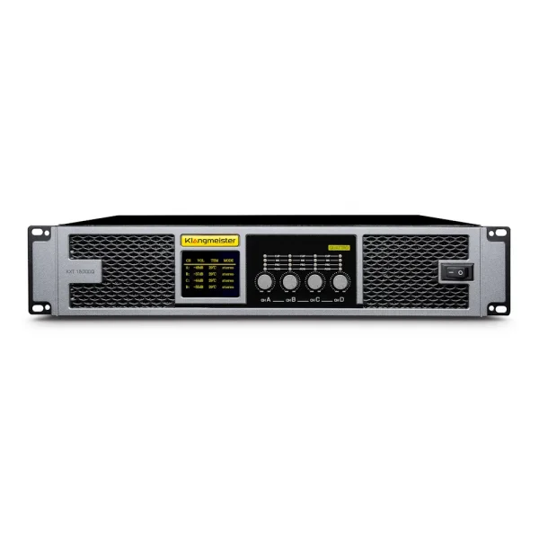 K.Meister KXT-15000Q Quad 4x1500W/4-ohm H-Class Power Amplifier