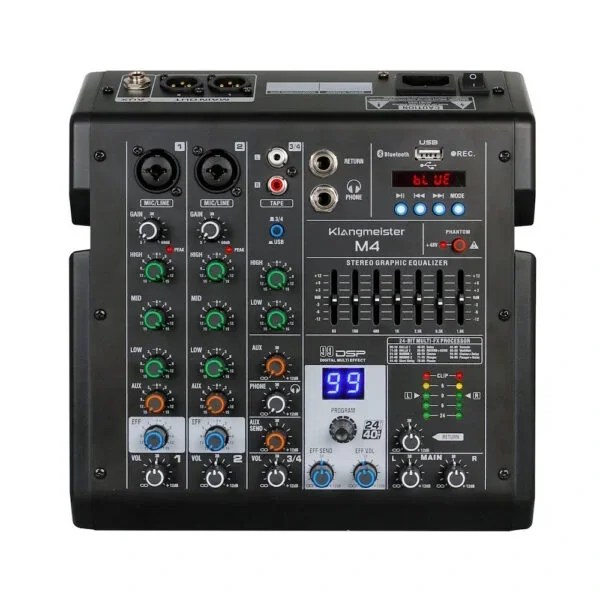 K.Meister SPORT-PA-SET Hazır Ses Sistemi Bundle, 6 Uydu + 1 Sub + Mixer , Bluetooth, USB