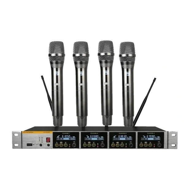 K.Meister UW-3430 4 EL Mikrofonlu Kablosuz Mikrofon Seti