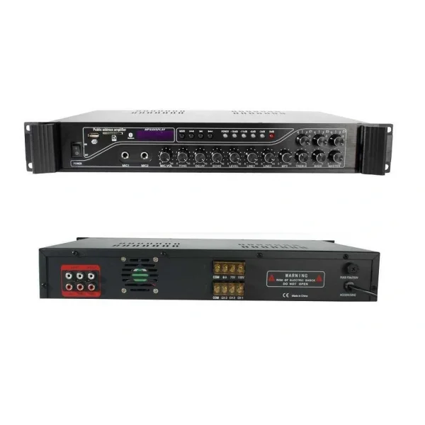 K.Meister ZMA-330 3-zone 300W/100V Mixer-Amplifier| Bluetooth | Radyo | USB