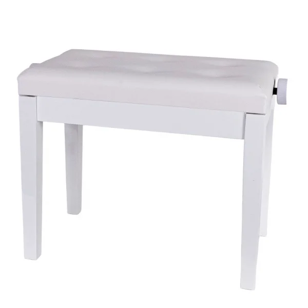 KOZMOS DX15-WH Ayarlı Piyano Taburesi - Beyaz