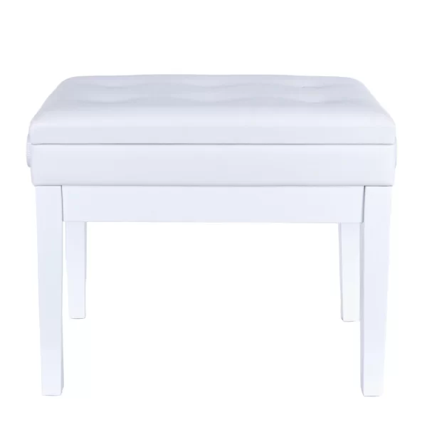 KOZMOS DX16-WH Ayarlı Piyano Taburesi - Sandıklı - Beyaz