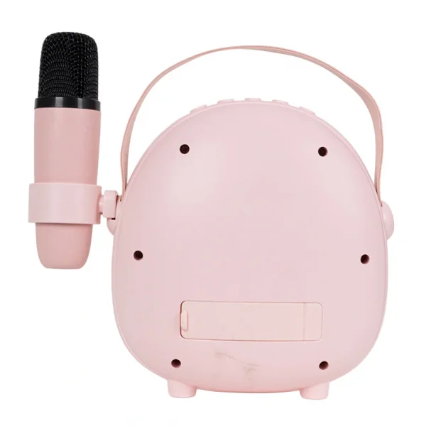 KOZMOS Karaoke Mikrofonlu Pembe Çocuk Hoparlörü