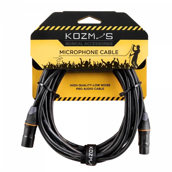 KOZMOS KCL-020-10M - XLR(E)/XLR(D) 10M Mikrofon Kablosu