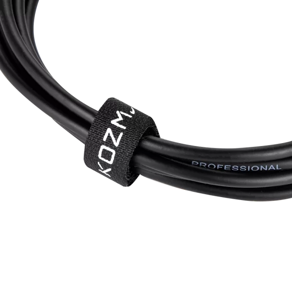 Kozmos KCL-156-3M Siyah/Gri 3mt Açılı Enstrüman Kablosu