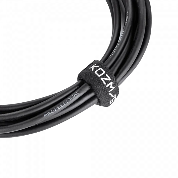 Kozmos KCL-156-6M Siyah/Gri 6mt Açılı Enstrüman Kablosu