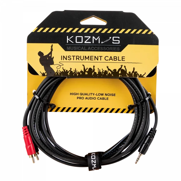 Kozmos KCL-227-3M Stereo 3,5mm - 2 x RCA  / 3mt Kablo