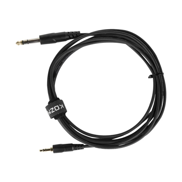 Kozmos KCL-231-3M / 3.5 mm TRS (E) &lt;-&gt; 1/4 TRS (E) Stereo 3 Mt