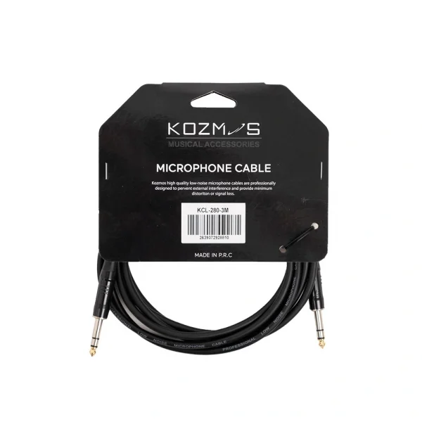 KOZMOS KCL-280-3M Stereo 6.35mm 3M Kablo