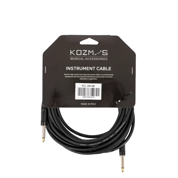 KOZMOS KCL-286-6M Mono 6.35mm 6M Kablo