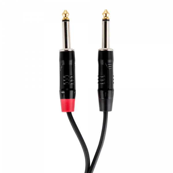 Kozmos KCL-317-3M Stereo TRS 6,35 - 2 x Mono TRS 6,35MM 3mt Kablo