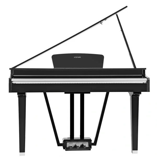 KOZMOS KDGP-30-BK Parlak Siyah Mini Kuyruklu Dijital Piyano (Tabure & Kulaklık Hediyeli)