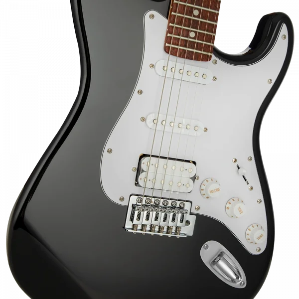 KOZMOS KGP-STG20/BK Siyah Yeni Başlayanlar için Elektro Gitar Seti, ( Gitar + Amfi + Akort + kılıf )