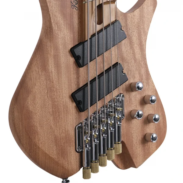 KOZMOS KHB-HFLB5-NT 5 Telli Headless Bas Gitar