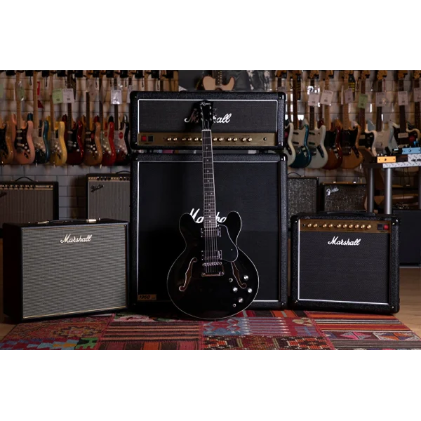 Kozmos KHB-JZ1000-BK Hollow Body Siyah Elektro Gitar