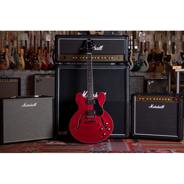 Kozmos KHB-JZ1000-CH Hollow Body Kırmızı Elektro Gitar