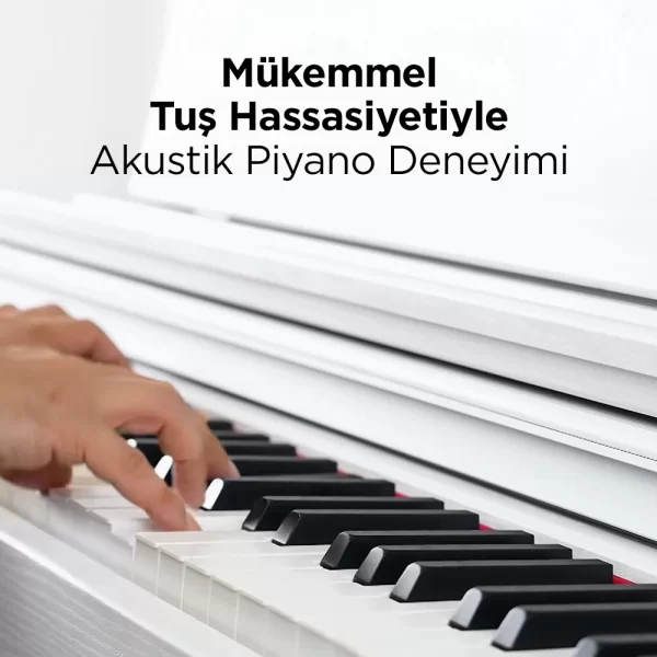 KOZMOS KHP-165BK Siyah Dijital Piyano (Tabure & Kulaklık Hediyeli)