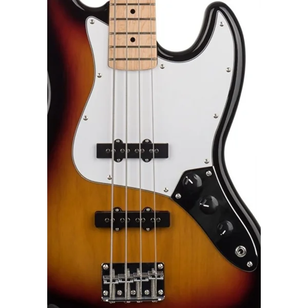 KOZMOS KJB-ALDJJ-GMN-3TS Jazz Bass Akçaağaç Klavye Sunburst Bas Gitar