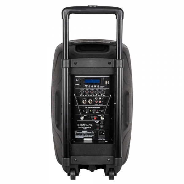Kozmos KPA-2912AUS-CB 12-İnç 2 Yollu Hoparlör - Bluetooth / USB / LCD Ekranlı / SD Kart / 1 x Telsiz Mikrofon 1 x Headset
