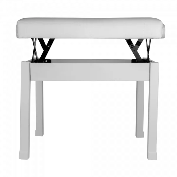 KOZMOS KPB-120WH / Ayarlı Piyano Taburesi (Beyaz)