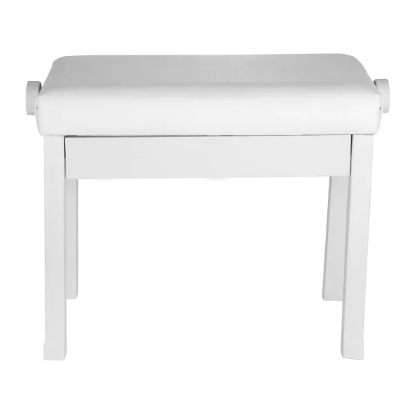 KOZMOS KPB-120WH / Ayarlı Piyano Taburesi (Beyaz)