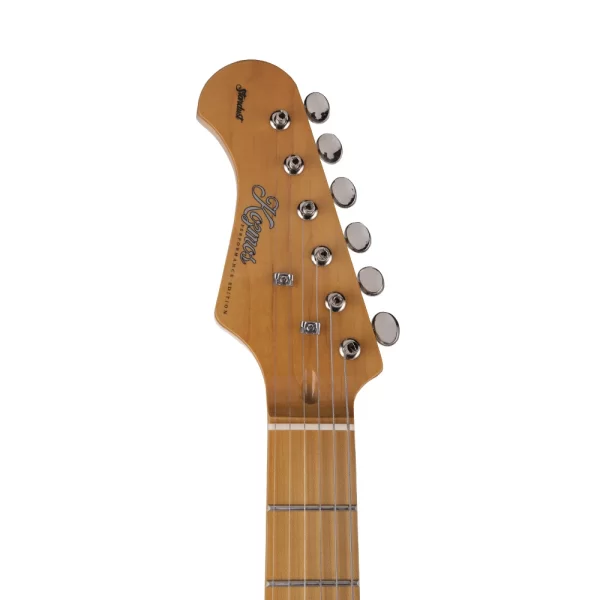 Kozmos KST-57LHSS-GMN-BK 57 HSS Akçaağaç Klavye Siyah Solak Elektro Gitar