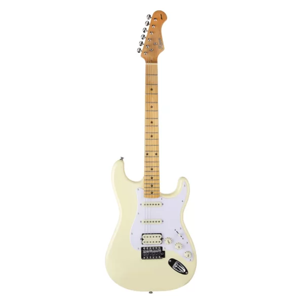 Kozmos KST-57RS-GMN-VWH 57 HSS Akçaağaç Klavye Beyaz Renk Elektro Gitar