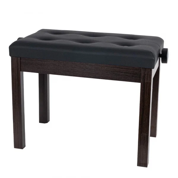 KOZMOS P-310-RW Ayarlı Piyano Taburesi - Kahverengi - Siyah