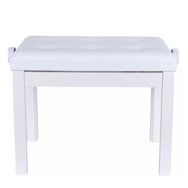 KOZMOS P-310-WH Ayarlı Piyano Taburesi - Beyaz