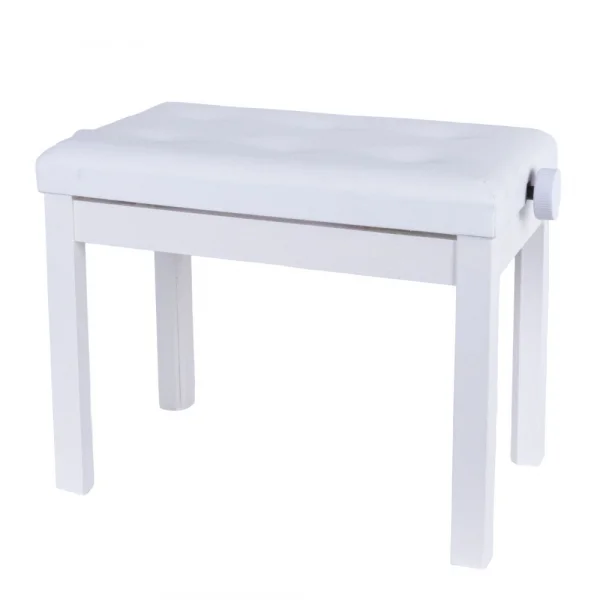 KOZMOS P-310-WH Ayarlı Piyano Taburesi - Beyaz